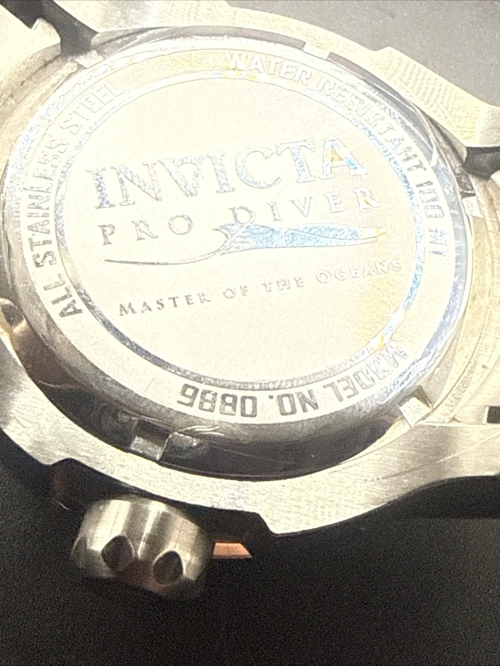 Invicta Pro Diver 0886 (a 52mm silver-tone stainless steel quartz New Battery - Picture 6 of 7